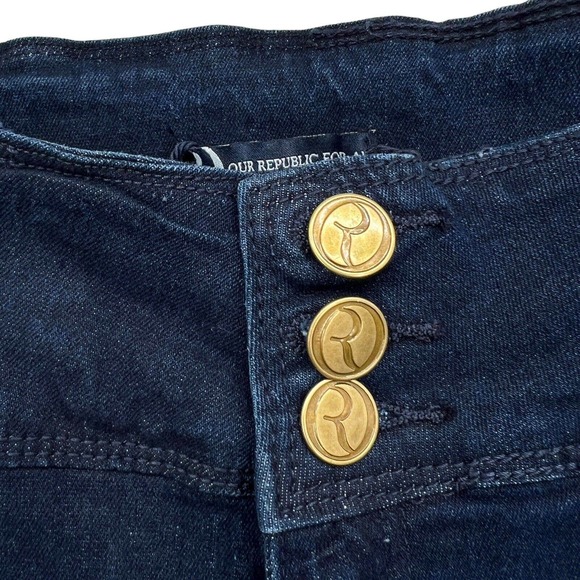 ROCK & REPUBLIC Women High Rise Skinny Ankle Stretch Blue Jeans Size 10 (29x26) - Picture 10 of 13